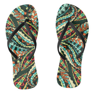 Floral And Glamour Seamless Stylish   Flip Flops
