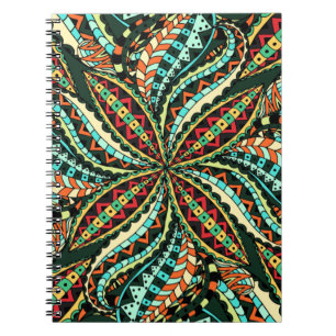 Floral And Glamour Seamless Stylish Notebook
