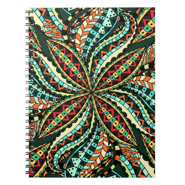 Floral And Glamour Seamless Stylish          Notebook (Front)
