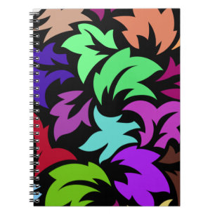 Floral And Glamour Seamless Stylish Summer Notebook