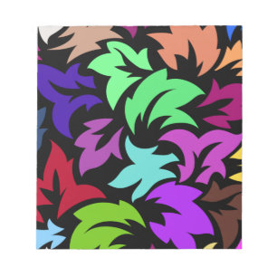 Floral And Glamour Seamless Stylish Summer Notepad