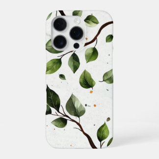 Floral and Leaves iPhone 16 Pro Case