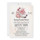 Floral and Sneakers Runner Themed Bridal Shower