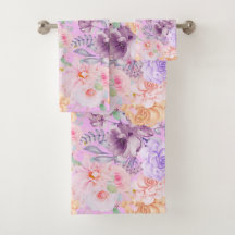 Floral anglais Tea Garden Pastel Towel