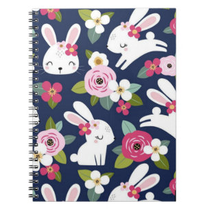 Floral animal  notebook
