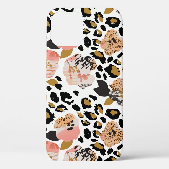 Floral, animal print, seamless pattern. Case-Mate iPhone case (Back)