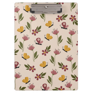 Floral Animals Clipboard