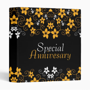 Floral Anniversary Wedding Special Binder