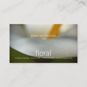 Floral - Anthurium Business Card