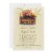 Floral Antlers Boho Rustic Wedding Invitations
