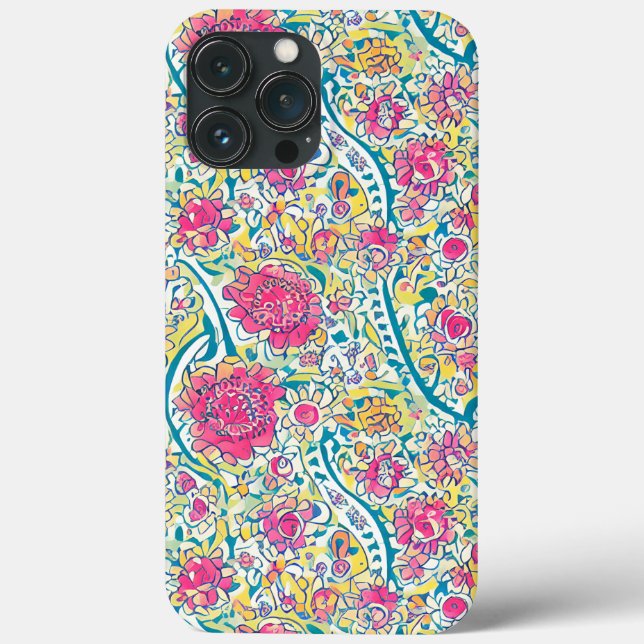 Floral Arabic Pattern Case-Mate iPhone Case (Back)