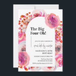 Floral Arch 40th Birthday Invitation for Women<br><div class="desc">Introducing 'The Big Four Oh' - an elegant 40th birthday invitation crafted for women. Our floral arch design symbolizes the beauty and grace of reaching this significant milestone. Available in both digital and print versions, this invitation ensures your special day starts with a touch of class. Celebrate your journey, and...</div>