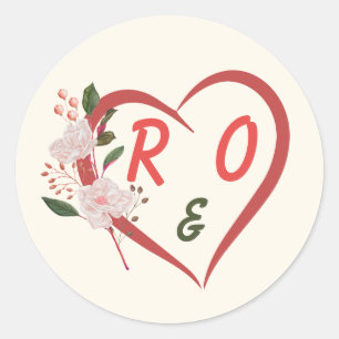 Floral Arch Editable Wedding Invitation Sticker