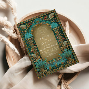 Floral Arch Islamic Wedding Save The Date