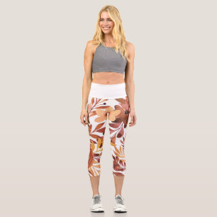 Floral Arrangements Capri Leggings