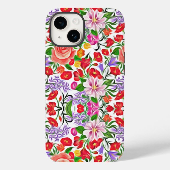 Floral Art Case-Mate iPhone Case (Back)