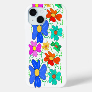 Floral art iPhone 15 case