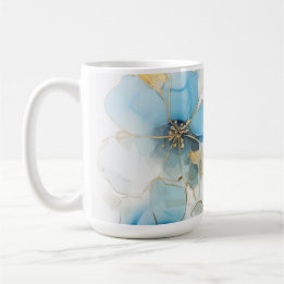 Floral art  coffee mug
