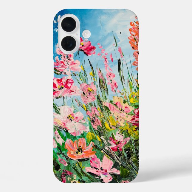 Floral art design iphone case (Back)
