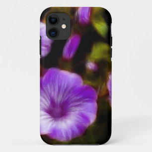Floral art- Esoteric Petunias iPhone 11 Case