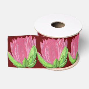Floral Art Grosgrain Ribbon