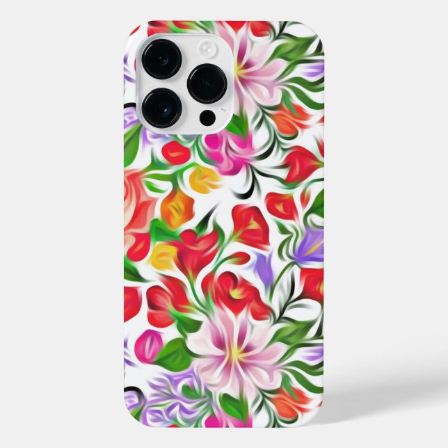Floral Art  iPhone Case (Back)