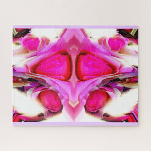 Floral art jigsaw puzzle