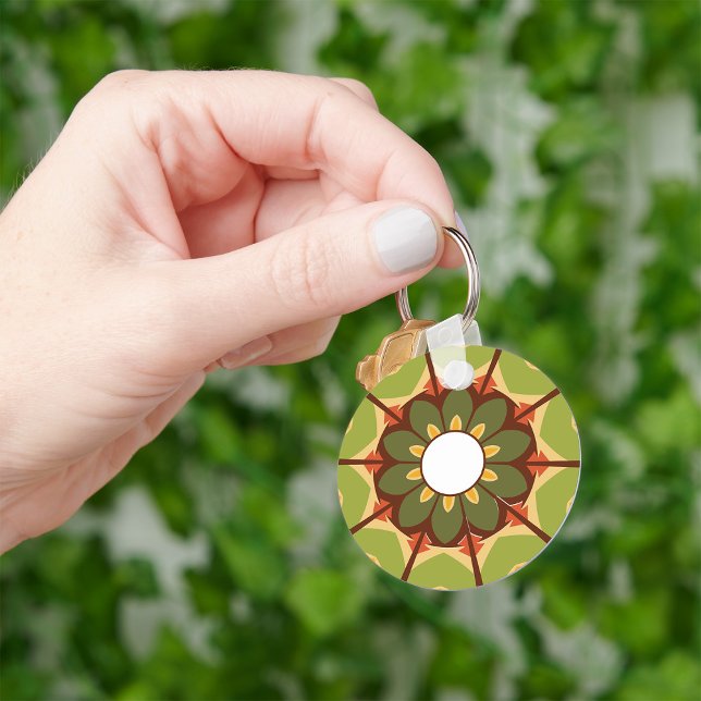 Floral Art Keychain (Creator Uploaded)