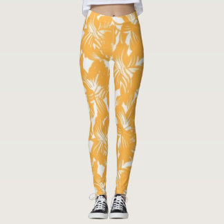 Floral Art Pattern Full Leggings