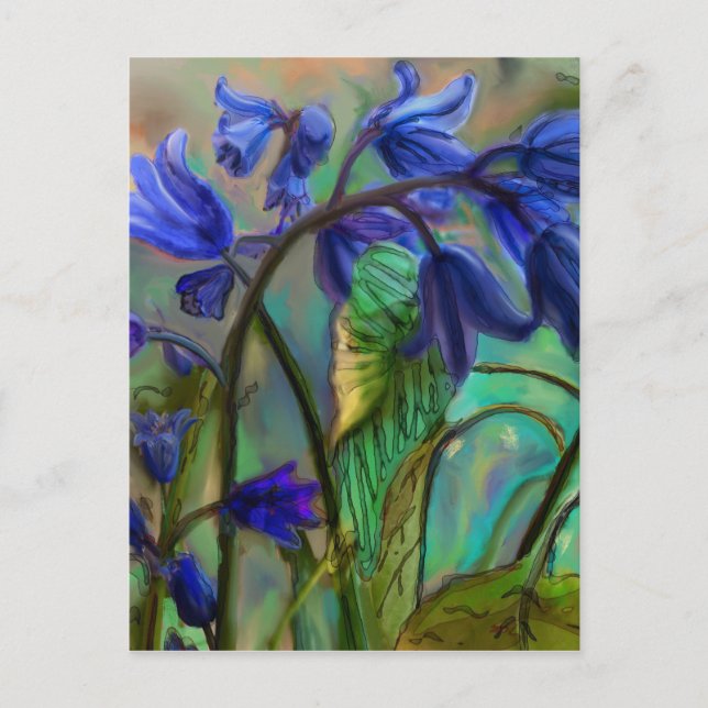 Floral Art Postcard (Front)