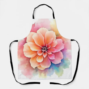 Floral Artistry Unveiled Design Apron