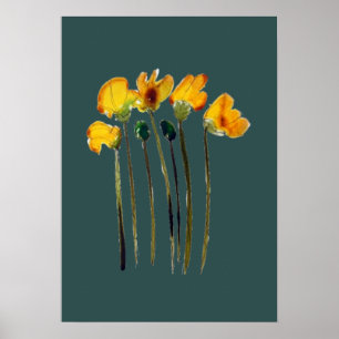 Floral Artwork Poster