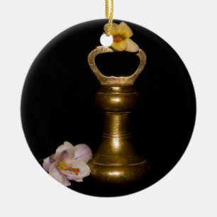 Floral Attraction Ceramic Ornament