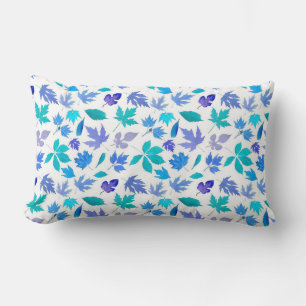 Floral Autumn Leaf Pattern Design-36566 Lumbar Pillow
