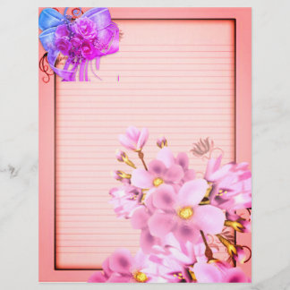 Floral avec quelques lignes papier scrapbooking
