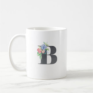 Floral B Coffee Mug