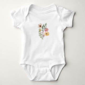 Floral Baby Bodysuit – Soft & Stylish with Waterco