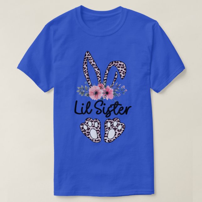 Floral Baby Easter Bunny  Baby Life Happy Easter D T-Shirt (Design Front)