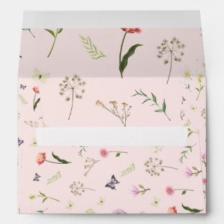 Floral Baby Shower Envelope – Match Invitation