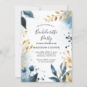 floral Bachelorette party Invitation