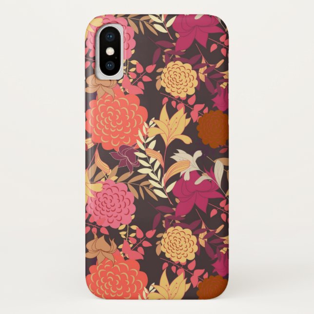 Floral background 2 2 Case-Mate iPhone case (Back)
