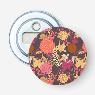 Floral background 2 bottle opener