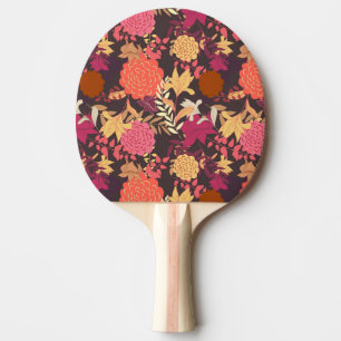 Floral background 2 ping pong paddle