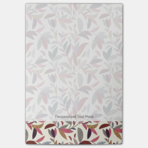 Floral background 2 post-it notes