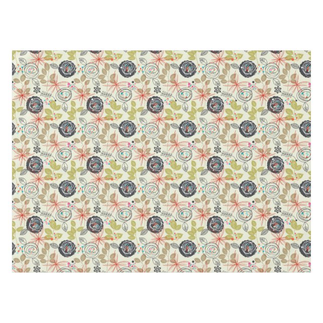 Floral background 2 tablecloth (Front (Horizontal))