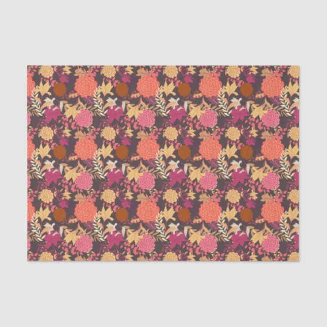 Floral background 2 tissue paper (Front)