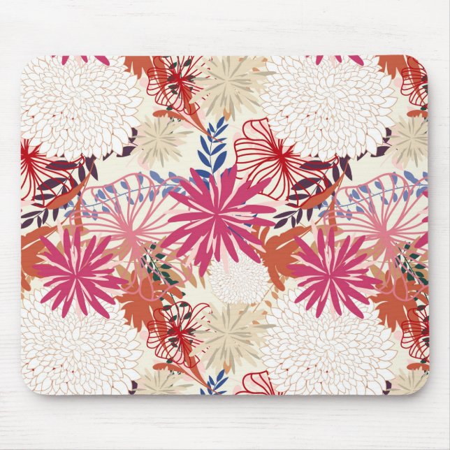 Floral background 3 mouse pad (Front)