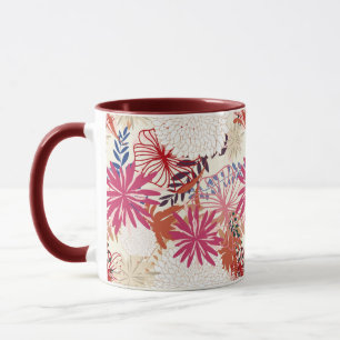 Floral background 3 mug