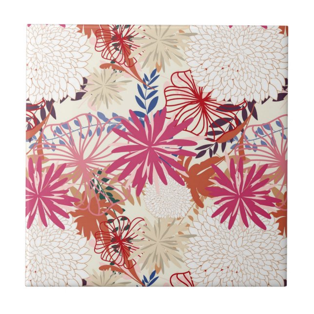 Floral background 3 tile (Front)