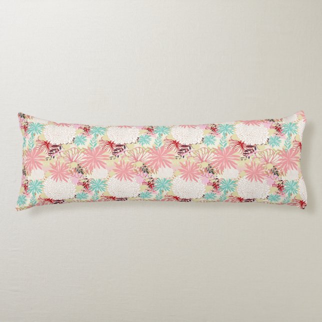 Floral background 4 body pillow (Front)